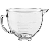 KitchenAid Stand Mixer Optional Accessory, Refreshed Glass, Trasparent