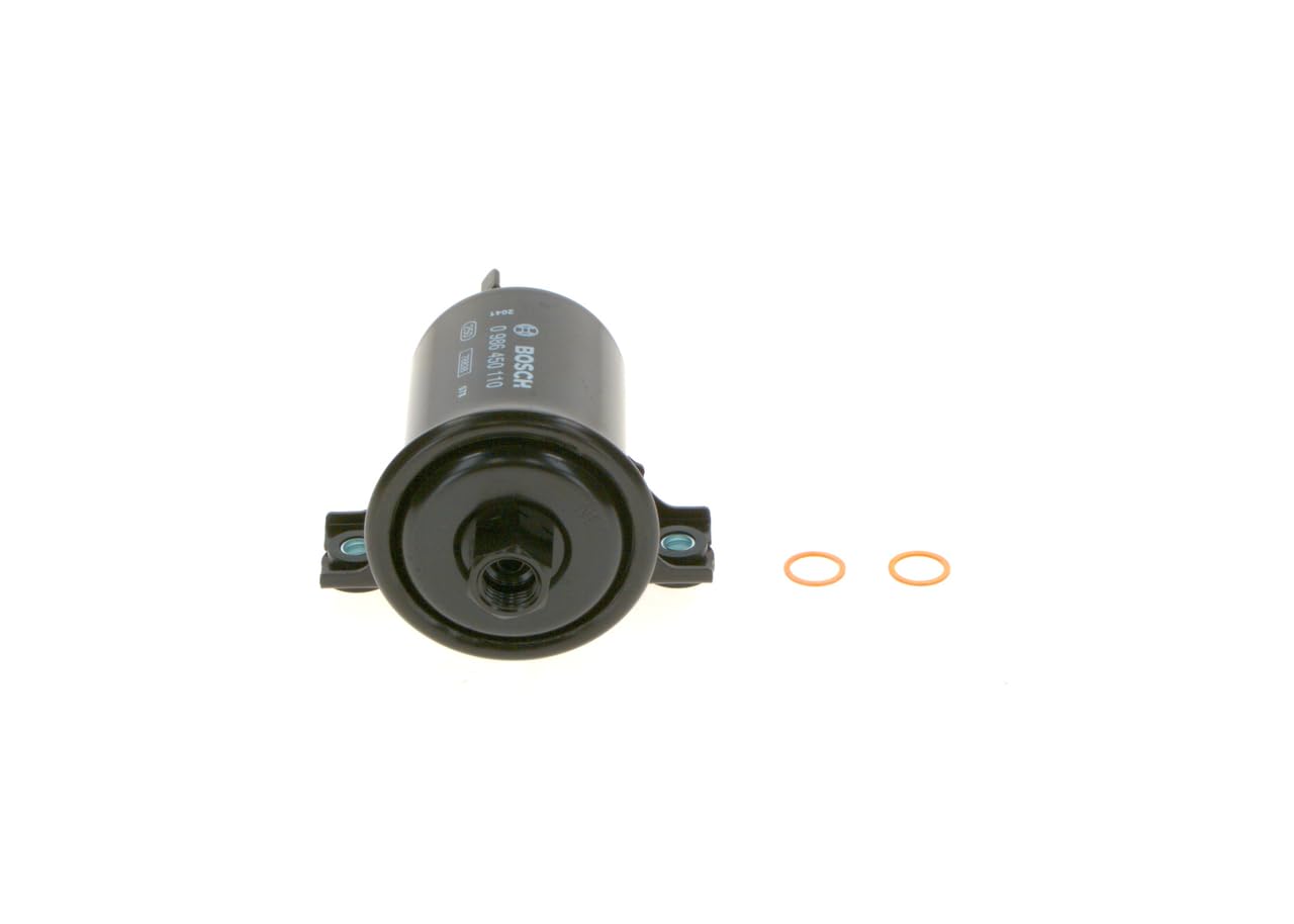 Bosch F0110 Car Gasoline Filter - Separates Particles from Fuel - Protects the Injection System