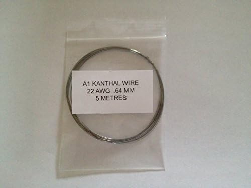 Kanthal A1 Resistance Wire 22 AWG 0.64 MM 5 Metres RBA RBD coils vaping wire SOLD BY GelatincapsUK