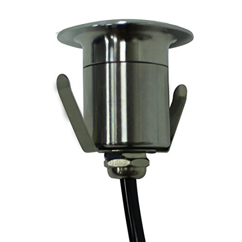 1W LED Lamp Outdoor Garden Underground Well Path Light Stainless Steel DC 12V IP67 Warm white 2700-3000K