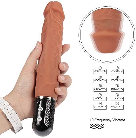 Gseeo Personal Body Care Dill-Dó Electric Latex Ve-brator Massage for Men Women Relieves Stress