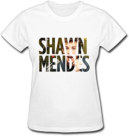 Lady Canadian Singers Shawn Mendes Fan Logo T Shirt For Women