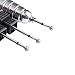 MZCMSL 3PCS Cuticle Clean Nail Drill Bit Ball Head Diamond Electric File Nail Salon Manicure 4MM