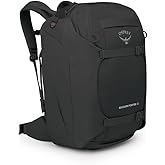 Osprey Sojourn Porter 46L Travel Backpack – Carry-On Compliant Luggage with StraightJacket Compression and Padded Laptop Sleeve – Durable Pack for International or Urban Travel, Black