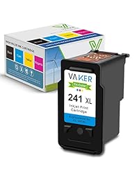 Vaker - Cartucho de tinta de repuesto para Canon PG-240XL CL-241XL, utilizado en impresoras Canon PIXMA MG3620 MG3520 MG2220 MG3220 MX472 MX452 MX522 MX532 MX392 (1 negro, 1 tri-color)