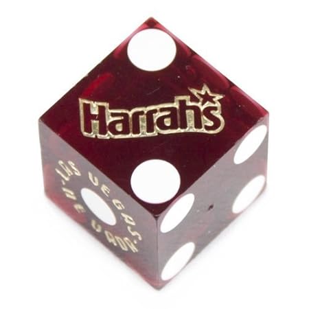 Paar (2) von offiziellen 19 mm Casino Würfel verwendet bei Harrah 's Casino by Brybelly by Brybelly