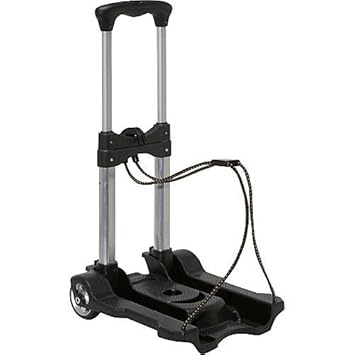 SAJANI Trolley Folding and Portable Metal Luggage Hand Truck Cart (Multicolour)