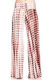 Frumos Womens Tie Dye Palazzo Pants Made In USA