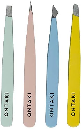 Prescise Tweezers Kit Tool Set | Quickly and Accurately Pluck Eyebrows, Facial, Body or Grey Temple Hairs Easily and More