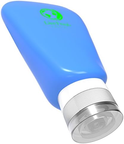 LiveFresh Natural Silicone Travel Bottle - Large 3 oz (89 ml) - TSA Airline Approved Container