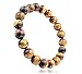 Natural Tiger's Eye Gemstone Bracelet 7 inch Stretchy Chakra Gems Stones Healing Crystal Great Gifts GB8-26