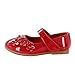 Maxu PU Girls Dressy Mary Jane Flats with Flowers (Toddler/Little Kid/Big Kid)