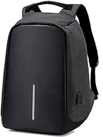 Pikyo ANT9 Fabric Anti-Theft Water Resistant Bag with Computer USB Charging Port Lightweight Laptop Backpack (Assorted Colour)