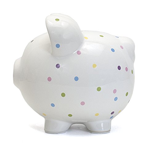 Child to Cherish Ceramic Confetti Piggy Bank