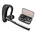 Bluetooth Headset,HonShoop Hands Free Wireless Headphone/Earpiece with Microphone and Mute Function for Office/Driver/Workout,Support iPhone,Android Cellphones[Carrying Case Included]