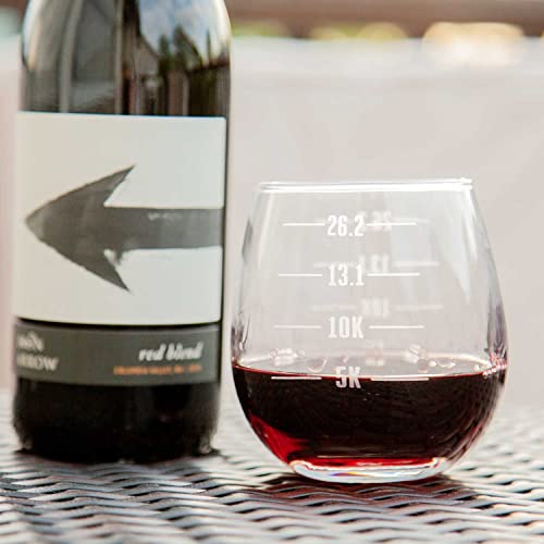 Running Stemless Wine Glass Runner's Measurements Pricepulse