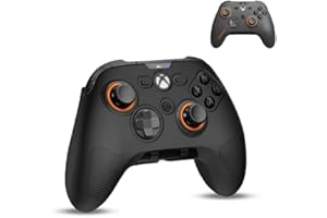 FIOPAZ for Scuf Valor Pro Controller Silicone Case, Soft Skin Cover Compatible with Scuf - Valor Pro Controller, Drop, Dust and Scratch Resistant Protector Case, Black