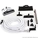 GV Central Vacuum Kit with Power Head 35 Foot Hose and Tool Kit - Universal Fit for Central Vacuum Unit System