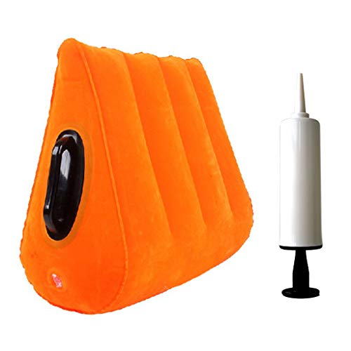 Guiseniour Couples Love Pillow Inflatable Triangle Positioning Cushion with Handles Toys
