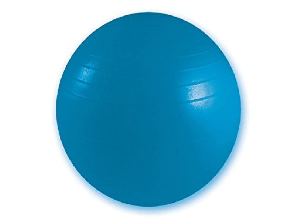 Gima - Resistance Ball, Gym Ball, Rehabilitation, Dynamic Workouts, Yoga, Pilates, Office Chair, Blue Colour, Diameter 75 cm, Resistance Level 136 kg.
