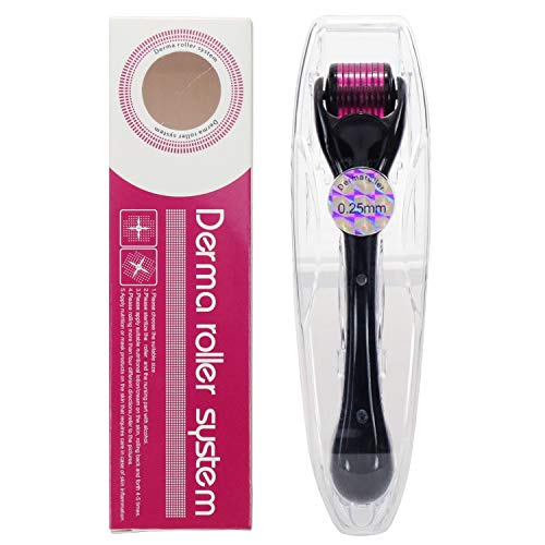 Derma Roller - 540 Micro Needles, 0.25mm Titanium Facial Massage Tool for Revitalizing and Rejuvenating Your Skin