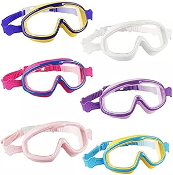 D88, Professional Big Frame Swimming Waterproof Soft Silicone Glasses