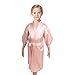 Joytton Kids' Satin Rayon Kimono Robe Bathrobe Nightgown