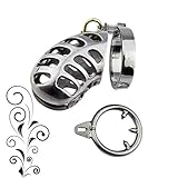 ChÃ¡stÃ­-ty Device CÇ’ck CÇŽge PÃªnÇle BÃªlt Waterproof Anti-Off Restraint Device Metal Hypoallergenic Metal Ergonomic Design T-Shirt Discreet Packingáƒ¦ (Size : 43mm)