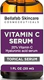 BEST VITAMIN C Brightening and Anti Aging Serum. Fade Dark Spots, Acne Scars, Reduce the Look of Fine Lines and Wrinkles. Organic and Cruelty Free. 1 oz.