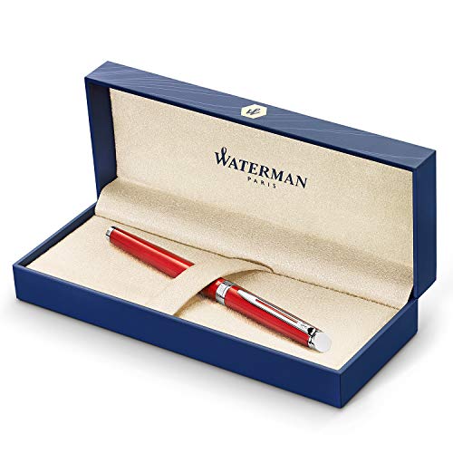 Waterman Hemisphere Rollerball Pen Fine Point with Black Ink Cartridge (2043213)