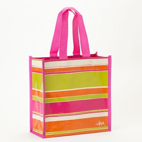 Amazon.com: Vera Paradise bolsa de rayas: Kitchen & Dining