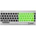 Kuzy - GREEN Keyboard Silicone Cover Skin for MacBook Pro 13