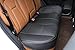 EDEALYN 1 Pack Scalable (124-140cm) Back Seat Cover Car Seat Cover Seat Protector Rear Seat Bottom Cover Fits 90% of car - for Seat Bottom Only (Black - Rear seat)