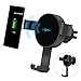 Engilen Wireless Car Charger Fast Charging Car Mount Gravity Air Vent Phone Holder Used for Samsung Galaxy S8 S7/S7 Note 8 5 and Standard Charge for iPhone X 8/8 Plus all Qi Enabled Devices (Black)