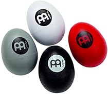 Meinl Percussion ES-SET Four Piece Multi-Colored Egg Shaker Set with Different Volumes (VIDEO)
