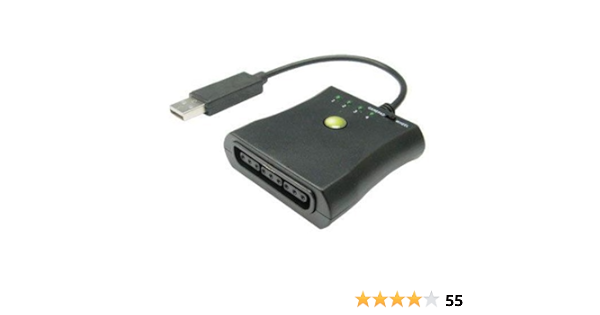 Ps2 To Xbox 360 Controller Converter Cable Adapter Video Games Amazon Com