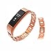 Wearlizer Comparible with Fitbit Alta Bands and Fitbit Alta hr Bands,Metal Alta Replacement Band Wrist bands Strap Assesories for Fitbit Alta (RoseGold)