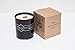 Wax and Wick 12oz Scented Candle for Men, 100% Soy Wax, Double Wood Wick, Black Jar, Whiskey Scent, Long Lasting, Masculine Scents, Perfect for Home, Mancave, Bachelor Pad, Men's Gift - Made in USA