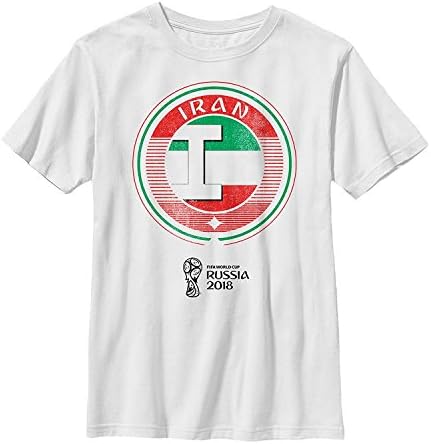 Swomen Youth World Cup 2018 Russia Boys' Iran Circle T-Shirt