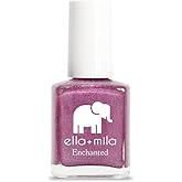 ella+mila Vegan Nail Polish - Quick Dry &amp; Chip Resistant (Dragonfly) | 17-free vegan nail lacquer; cruelty-free &amp; gluten-free; high-shine color for an at-home manicure; 0.45 fl oz brush-on