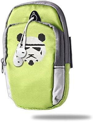 Panda Trooper Art Print Unisex Sports Arm Bags Pouch Portable Armband Adjustable Arms Package Punch Case Holder For Mobile Cell Phone
