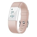 For Fitbit Charge 2 Bands, TreasureMax Replacement Band with Metal Clasp for Fitbit Charge 2 Band / Charge 2 Fitbit / Fitbit 2 / Charge 2 Bands / Fitbit Charge 2, No Tracker
