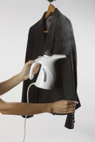 Epica Powerful 800 Watt Handheld Garment Steamer for Clothing with Fabric Brush and Lint Remover -12 Minutes of Continuous Steam!