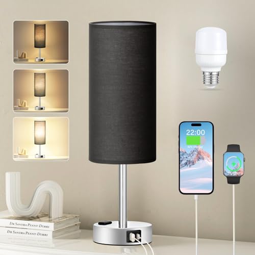 Black Bedroom Table Lamp