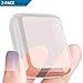 [2-Pack] Elobeth iWatch Series 4 44mm Protective Case Screen Protector Soft Silicone Waterproof Shockproof Clear Ultra-Thin Cover Compatible Apple Watch Case Series 4 (44mm)