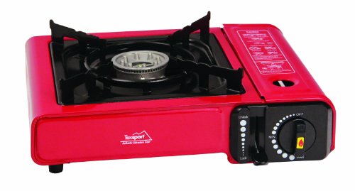 Texsport Single Burner 8,000 BTU Butane Stove with Carry Case - Thumbnail 3
