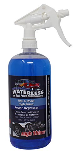 Red Oak Collections DualPolymer Tire and Trim Shine High Shine Interior and Exterior | Made in USA | Microfiber Towel and Reusable Litter Bag Included