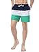 Men's Stripe Swim Trunks Quick Dry Casual Swim Short