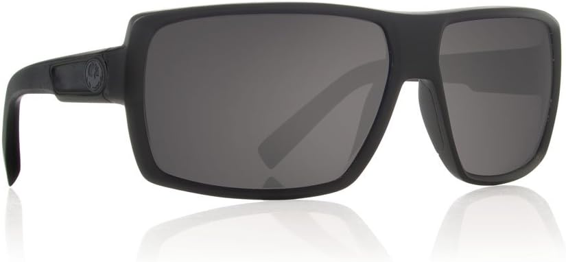 Dragon Alliance Unisex-Adult Double DOS Sunglasses (Matte Black/Gray Lens, One Size)