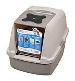 Catit Hooded Cat Litter Pan - Gray
